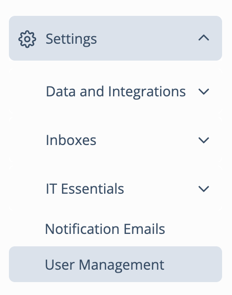 Edit Existing User